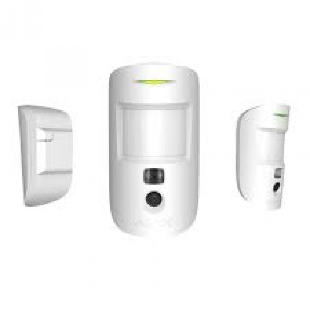 AJAX MotionCam White - Motion Detector with a Photo Camera to Verify Alarms